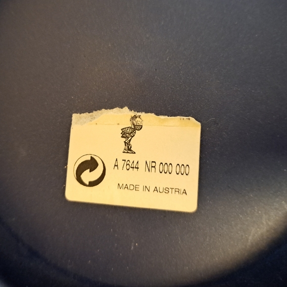 Pristine Swarovski crystal stork w baby in basket, & original cylinder 659401 - Picture 5 of 6